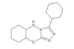 Image of 3-cyclohexyl-5a,6,7,8,9,9a-hexahydro-5H-[1,2,4]triazolo[4,3-b][4,1,2]benzothiadiazine