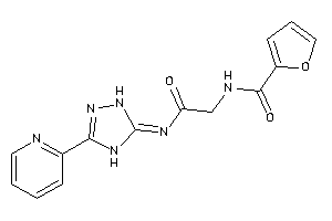 Image of N-[2-keto-2-[[3-(2-pyridyl)-1,4-dihydro-1,2,4-triazol-5-ylidene]amino]ethyl]-2-furamide