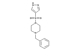 1-benzyl-4-(1H-pyrazol-4-ylsulfonyl)piperazine