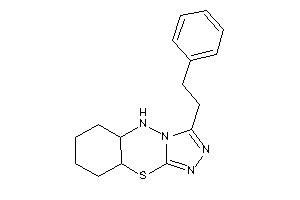 3-phenethyl-5a,6,7,8,9,9a-hexahydro-5H-[1,2,4]triazolo[4,3-b][4,1,2]benzothiadiazine