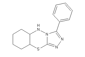 3-phenyl-5a,6,7,8,9,9a-hexahydro-5H-[1,2,4]triazolo[4,3-b][4,1,2]benzothiadiazine