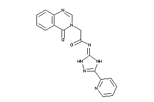 2-(4-ketoquinazolin-3-yl)-N-[3-(2-pyridyl)-1,4-dihydro-1,2,4-triazol-5-ylidene]acetamide