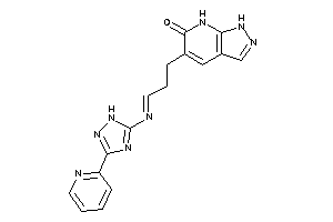 5-[3-[[3-(2-pyridyl)-1H-1,2,4-triazol-5-yl]imino]propyl]-1,7-dihydropyrazolo[3,4-b]pyridin-6-one
