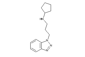 3-(benzotriazol-1-yl)propyl-cyclopentyl-amine