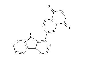 Image of 2-(9H-$b-carbolin-1-yl)quinoline-5,8-quinone