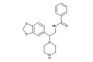 N-[2-(1,3-benzodioxol-5-yl)-2-piperazino-ethyl]benzamide