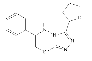 6-phenyl-3-(tetrahydrofuryl)-6,7-dihydro-5H-[1,2,4]triazolo[3,4-b][1,3,4]thiadiazine