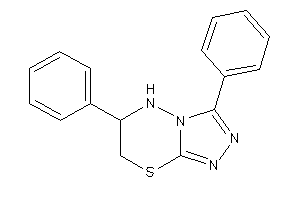 3,6-diphenyl-6,7-dihydro-5H-[1,2,4]triazolo[3,4-b][1,3,4]thiadiazine