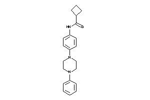 Image of N-[4-(4-phenylpiperazino)phenyl]cyclobutanecarboxamide