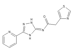 N-[3-(2-pyridyl)-1,4-dihydro-1,2,4-triazol-5-ylidene]-2-thiazol-4-yl-acetamide