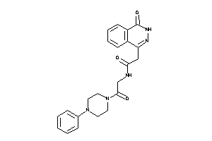 N-[2-keto-2-(4-phenylpiperazino)ethyl]-2-(4-keto-3H-phthalazin-1-yl)acetamide