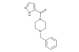 Image of (4-benzylpiperazino)-(1H-pyrazol-5-yl)methanone