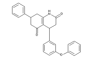 Image of 4-(3-phenoxyphenyl)-7-phenyl-1,3,4,6,7,8-hexahydroquinoline-2,5-quinone