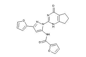 N-[5-(2-furyl)-2-(4-keto-1,5,6,7-tetrahydrocyclopenta[d]pyrimidin-2-yl)pyrazol-3-yl]-2-furamide