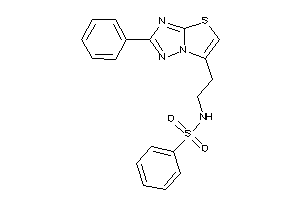 Image of N-[2-(2-phenylthiazolo[2,3-e][1,2,4]triazol-6-yl)ethyl]benzenesulfonamide