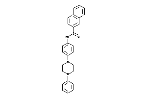 N-[4-(4-phenylpiperazino)phenyl]-2-naphthamide