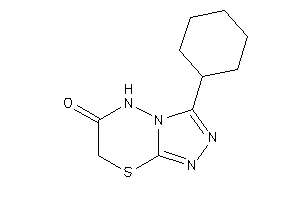 3-cyclohexyl-5H-[1,2,4]triazolo[3,4-b][1,3,4]thiadiazin-6-one