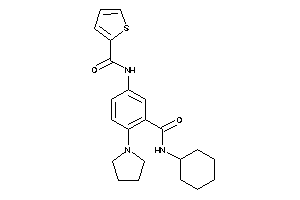 Image of N-[3-(cyclohexylcarbamoyl)-4-pyrrolidino-phenyl]thiophene-2-carboxamide