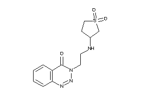 3-[2-[(1,1-diketothiolan-3-yl)amino]ethyl]-1,2,3-benzotriazin-4-one