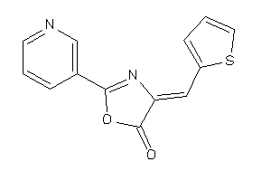 Image of 2-(3-pyridyl)-4-(2-thenylidene)-2-oxazolin-5-one