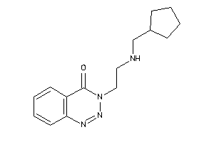 3-[2-(cyclopentylmethylamino)ethyl]-1,2,3-benzotriazin-4-one
