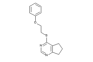 4-(2-phenoxyethylthio)-6,7-dihydro-5H-cyclopenta[d]pyrimidine