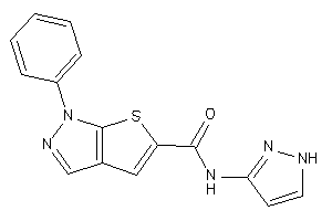 1-phenyl-N-(1H-pyrazol-3-yl)thieno[2,3-c]pyrazole-5-carboxamide