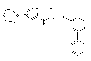 Image of 2-[(6-phenylpyrimidin-4-yl)thio]-N-(4-phenyl-2-thienyl)acetamide
