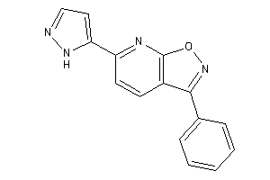 3-phenyl-6-(1H-pyrazol-5-yl)isoxazolo[5,4-b]pyridine