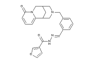 Image of N-[[3-[(ketoBLAHyl)methyl]benzylidene]amino]-3-furamide