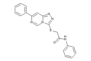 N-phenyl-2-[(7-phenyl-[1,2,4]triazolo[3,4-f]pyrimidin-3-yl)thio]acetamide