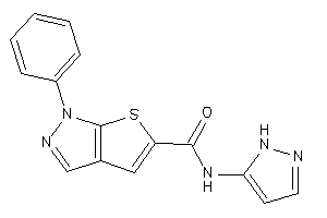 1-phenyl-N-(1H-pyrazol-5-yl)thieno[2,3-c]pyrazole-5-carboxamide