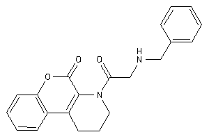 Image of 4-[2-(benzylamino)acetyl]-2,3-dihydro-1H-chromeno[3,4-b]pyridin-5-one