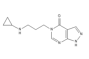 Image of 5-[3-(cyclopropylamino)propyl]-1H-pyrazolo[3,4-d]pyrimidin-4-one