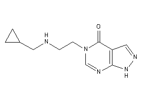 Image of 5-[2-(cyclopropylmethylamino)ethyl]-1H-pyrazolo[3,4-d]pyrimidin-4-one