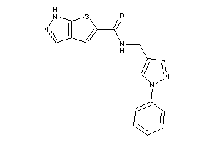 N-[(1-phenylpyrazol-4-yl)methyl]-1H-thieno[2,3-c]pyrazole-5-carboxamide