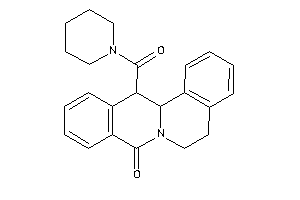 Image of 13-(piperidine-1-carbonyl)-5,6,13,13a-tetrahydroisoquinolino[3,2-a]isoquinolin-8-one
