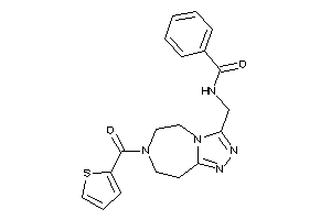 Image of N-[[7-(2-thenoyl)-5,6,8,9-tetrahydro-[1,2,4]triazolo[3,4-g][1,4]diazepin-3-yl]methyl]benzamide