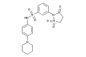 Image of N-(4-piperidinophenyl)-3-(1,1,3-triketo-1,2-thiazolidin-2-yl)benzenesulfonamide