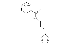 Image of N-(3-imidazol-1-ylpropyl)-7-oxabicyclo[2.2.1]hept-2-ene-5-carboxamide