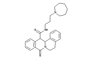 N-[3-(azepan-1-yl)propyl]-8-keto-5,6,13,13a-tetrahydroisoquinolino[3,2-a]isoquinoline-13-carboxamide