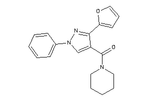 Image of [3-(2-furyl)-1-phenyl-pyrazol-4-yl]-piperidino-methanone
