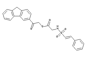 Image of 2-(styrylsulfonylamino)acetic Acid [2-(9H-fluoren-3-yl)-2-keto-ethyl] Ester