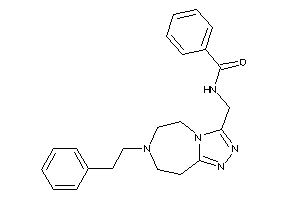 N-[(7-phenethyl-5,6,8,9-tetrahydro-[1,2,4]triazolo[3,4-g][1,4]diazepin-3-yl)methyl]benzamide