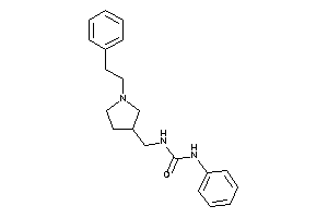 1-[(1-phenethylpyrrolidin-3-yl)methyl]-3-phenyl-urea