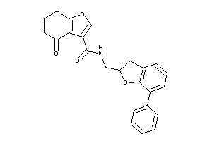 Image of 4-keto-N-[(7-phenylcoumaran-2-yl)methyl]-6,7-dihydro-5H-benzofuran-3-carboxamide