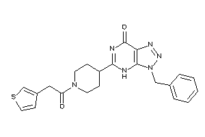Image of 3-benzyl-5-[1-[2-(3-thienyl)acetyl]-4-piperidyl]-4H-triazolo[4,5-d]pyrimidin-7-one