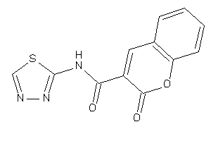 2-keto-N-(1,3,4-thiadiazol-2-yl)chromene-3-carboxamide