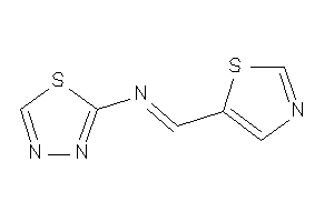 1,3,4-thiadiazol-2-yl(thiazol-5-ylmethylene)amine