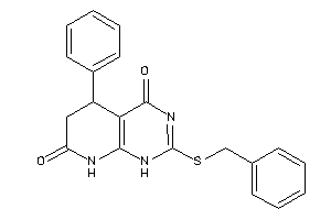 Image of 2-(benzylthio)-5-phenyl-1,5,6,8-tetrahydropyrido[2,3-d]pyrimidine-4,7-quinone